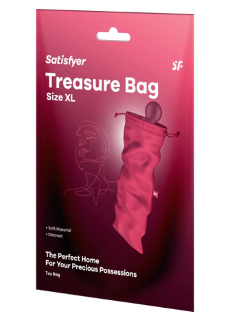 Sac de rangement sextoys rose taille XL Treasure Bag Satisfyer - CC597850